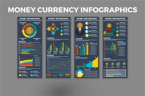 Premium Vector Money Currency Infographic Template
