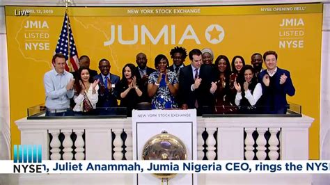 Jumia Nyse Jmia Celebrates Their Ipo Youtube
