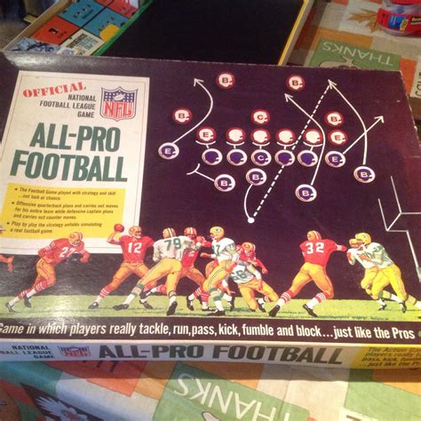 All Pro Football Nfl Game 1967 By Ideal