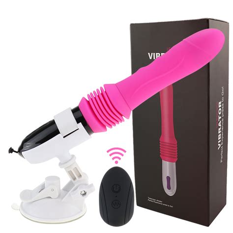 Thrusting Gode Vibrateur Automatique G Spot Vibrateur Avec Ventouse Sex Toy Pour Les Femmes Main