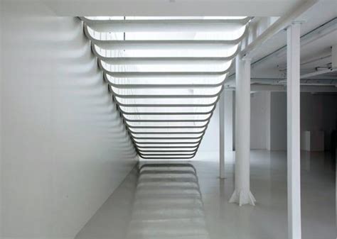 Floating Staircase Zaha Hadid Architects Evolo Architecture Magazine