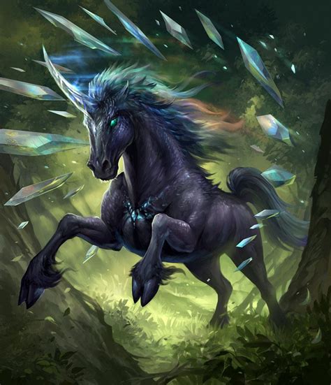 Prismatic Unicorn Lvl 4 By Sandara On Deviantart Fantasy Creatures
