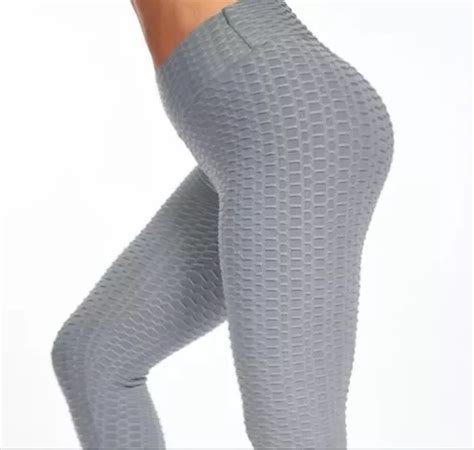 Leggins Levanta Pompa Sexy Mallon Calidad Gym Comodo Gris Meses Sin