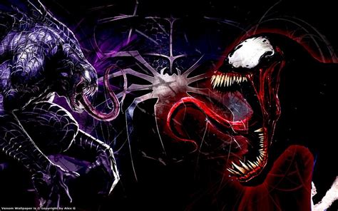 Online Crop Venom And Carnage Wallpaper Venom Hd Wallpaper