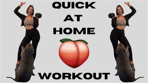 quick at home booty workout youtube