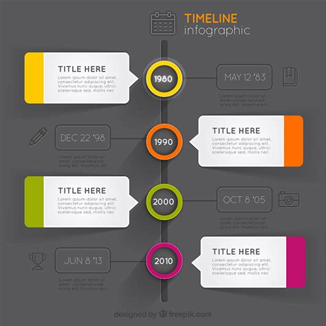 Free Timeline Infographic Templates