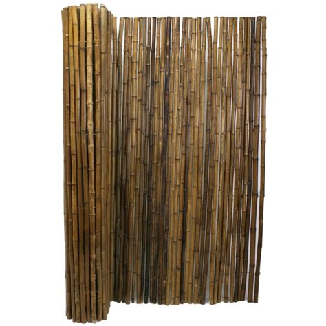 Backyard X Scapes 4 Ft X 4 Ft Caramel Brown Bamboo No Dig Privacy