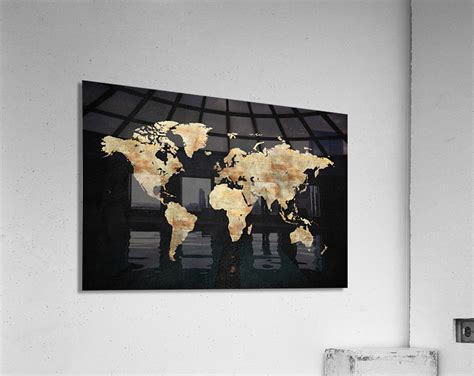 Artistic World Map Xiii Art Design Works