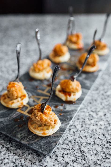 The Easiest Appetizer Ever Mini Chicken And Waffle Sliders