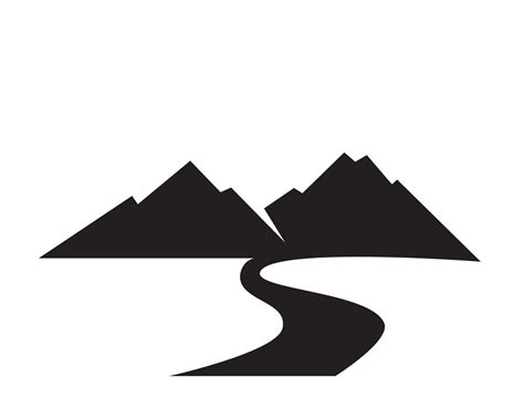 Logotipo De Paisagem Natureza Montanha E Modelo De ícones De Símbolos