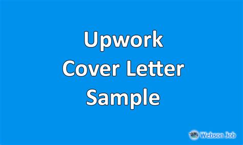 Cover letter upwork proposal sample. Best upwork proposal / Cover Letter sample - PARVES WORLD