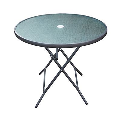 Find patio tables at wayfair. Wilson & Fisher® 34" Glass Top Round Folding Table | Big Lots