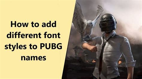 Font Changer For Pubg Names If Your Answer Is Yes Then These Pubg