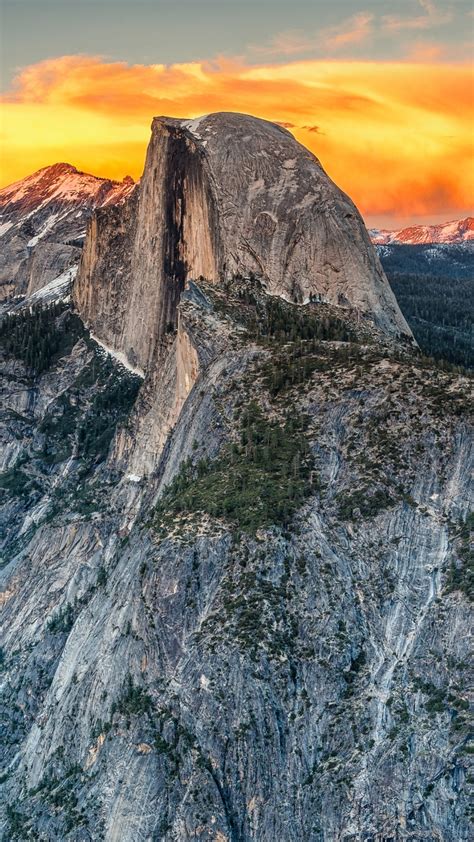 Half Dome Yosemite National Park Wallpaper Backiee