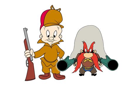 Looney Tuness Elmer Fudd And Yosemite Sam Left Gunless The New