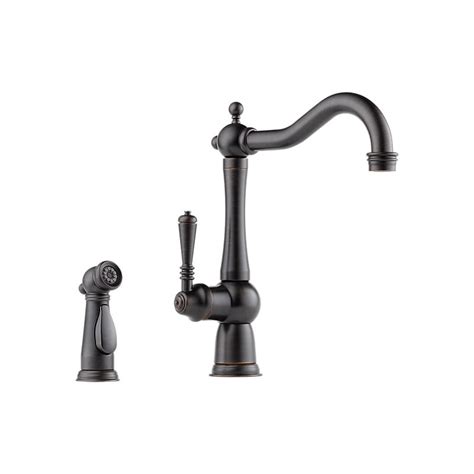 Brizo 65436lfrb bronze tresa® single handle single hole vessel lavatory faucet. Brizo 61136LF TRESA Single Handle Kitchen Faucet With ...