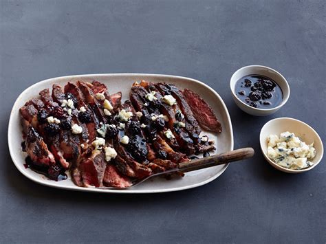 Because of the marbling and fat, this particular cut is best cooked hot and fast. Rib-Eye Steaks with Berries and Blue Cheese | Recipe ...