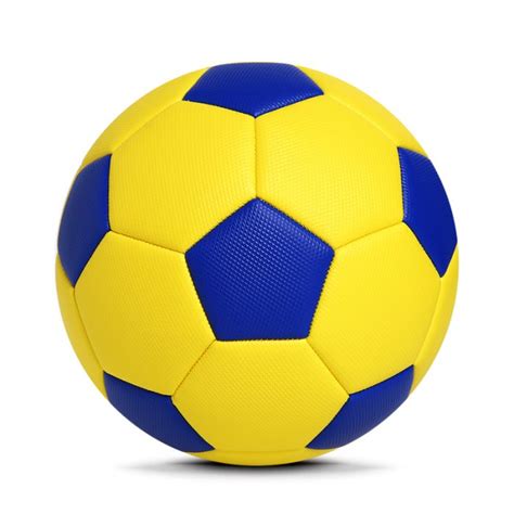 Yellow Roughly Textured Pvc Stitched Soccer Football Victeam Sports