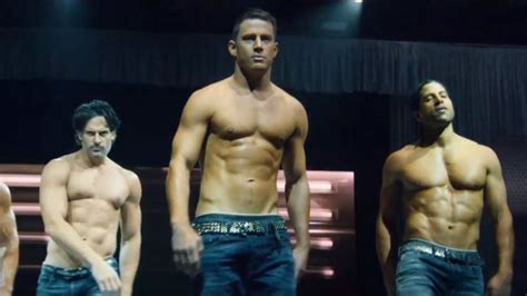 Channing Tatum Teases Magic Mike XXL Bunch Of Naked Dudes Sitting