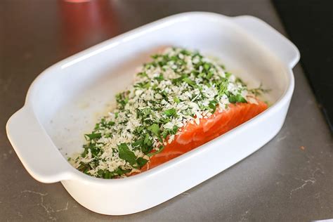 Krokante zalm uit de oven In 10 minuten in de oven