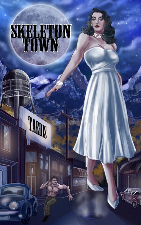 Skeleton Town A Giantess Noir Story in PDF Format - Etsy Hong Kong
