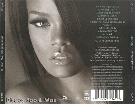 Discos Pop And Mas Rihanna Good Girl Gone Bad Artwork