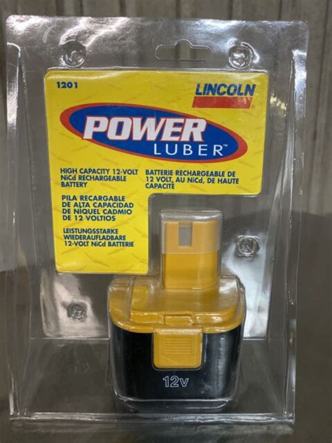 Lincoln Power Luber Battery V Nicd For Sale Online Ebay