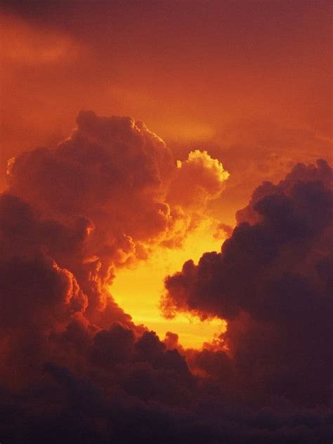 Clouds Sky And Clouds Orange Aesthetic Clouds