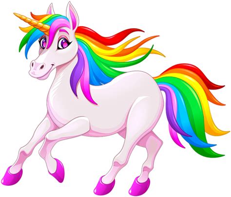 Cartoon Rainbow Unicorn Clipart Full Size Clipart 5745687 Pinclipart