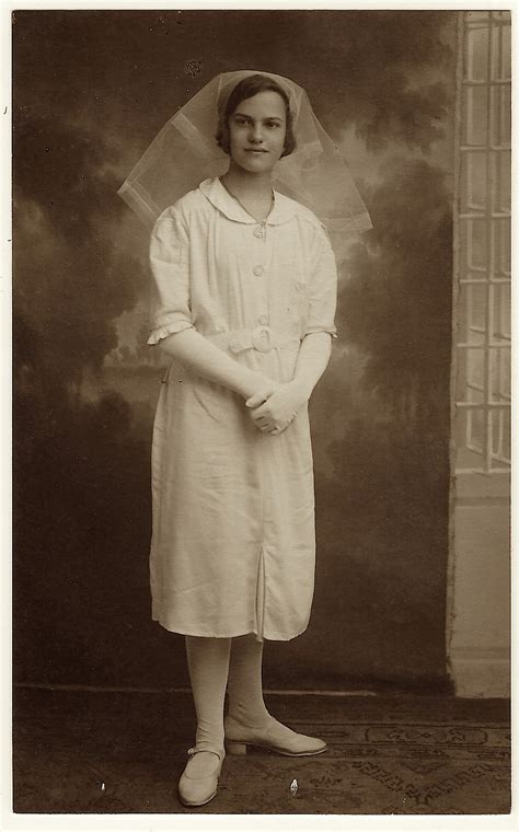 Vintage Portrait Of A Nurse In Uniform The Cabinet Card Gallery