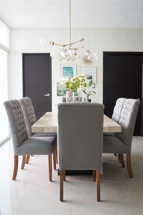 Contemporary Dining Room Makeover By Casa Haus Renovacion De Comedor