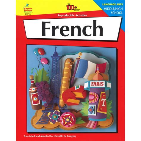 French Resource Book Grade 6 12 Paperback If 8793 Carson Dellosa
