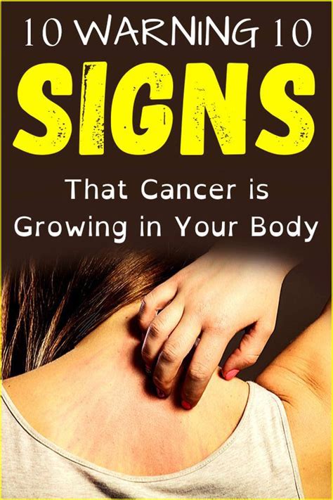 Warning Signs That Cancer Is Growing In Your Body