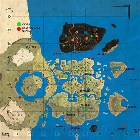 The Center Map Resource Locations General Discussion Ark