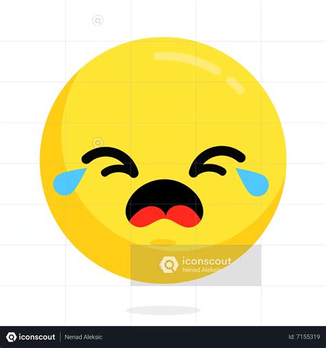 Crying Face Emoji Emoji Animated Icon Download In Json Lottie Or Mp4