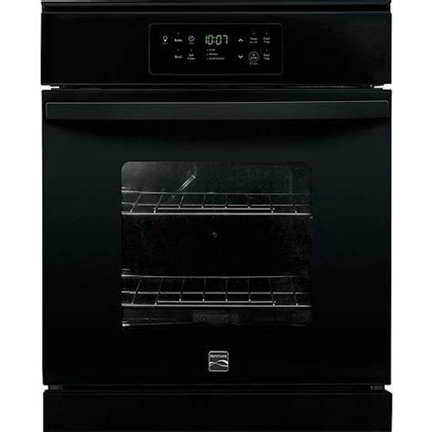 24 Self Cleaning Electric Wall Oven Black Kenmore