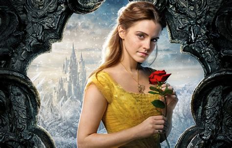 This beautiful rose inspired by the movie, the beauty and the beast, is a perfect gift for an anniversary, valentines day, birthday or any other special occasion!! Wallpaper cinema, girl, love, rose, Disney, Emma Watson ...