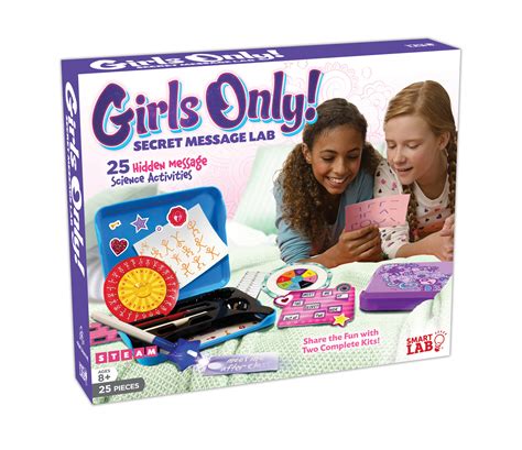 Girls Only Secret Message Lab Smartlab Toys