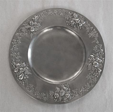 How do you clean pewter jewelry? Pewter Plate | Italian Handmade Pewter Tableware ...