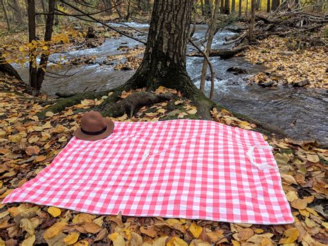 Lace Checkered Picnic Blanket Free Shipping