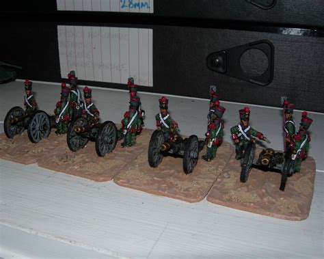 Blood Fire And Death Napoleonic Italian Artillery 28mm