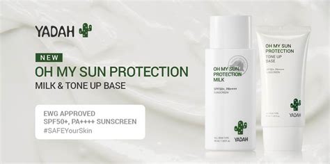 This is the second time i've bought this sunscreen and it blows my mind every morning. YADAH Oh My Sun Protection Tone Up Base Sunscreen SPF 50 ...