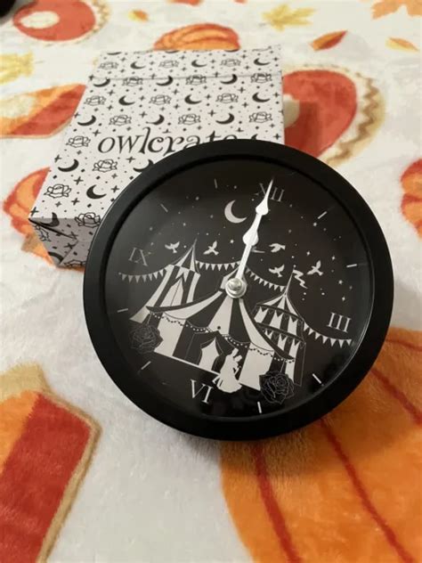 Owlcrate Exclusive The Night Circus Inspired Desk Wall Clock 1000