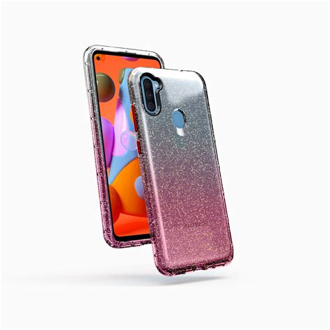 Samsung Galaxy A11 Zizo Surge Series Case Pink Glitter