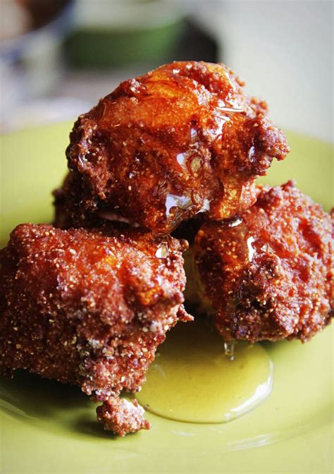Southern hush puppies are typical fish fry fare and are wonderful with fried catfish or shrimp, but they also pop up at bbq's in the south now too. Hush Puppies | Jerk marinade, Food recipes, Seafood recipes