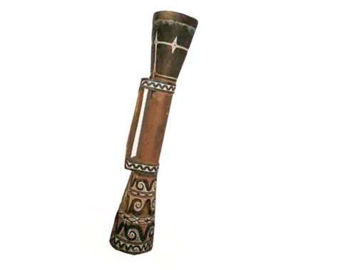 Berasal dari daerah kalimantan, tepatnya suku dayak melayu tuan yang awalnya menemukan dan memainkannya. Gambar Tifa Alat Musik Tradisional Maluku Papua Negeriku Indonesia Gambar Khas di Rebanas - Rebanas
