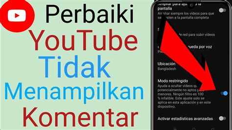 Youtube Tidak Menampilkan Komentar Perbaiki Perbarui Youtube