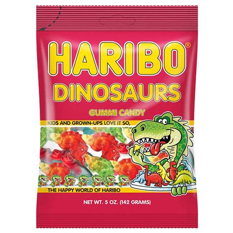 Haribo Dinosaurs Gummi Candy 5oz 142g Bag Mypanier
