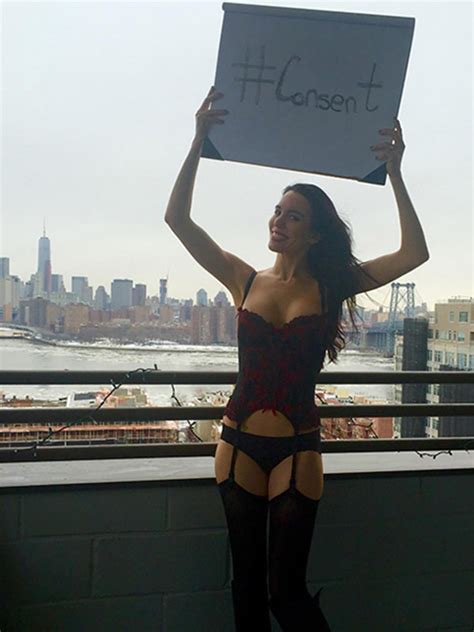 Christy Carlson Romano Poses In Lingerie Protests 50 Shades Of Grey