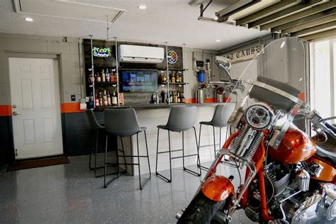 Motorcycle Man Cave Garage Bar Makeover Rogue Engineer Easy